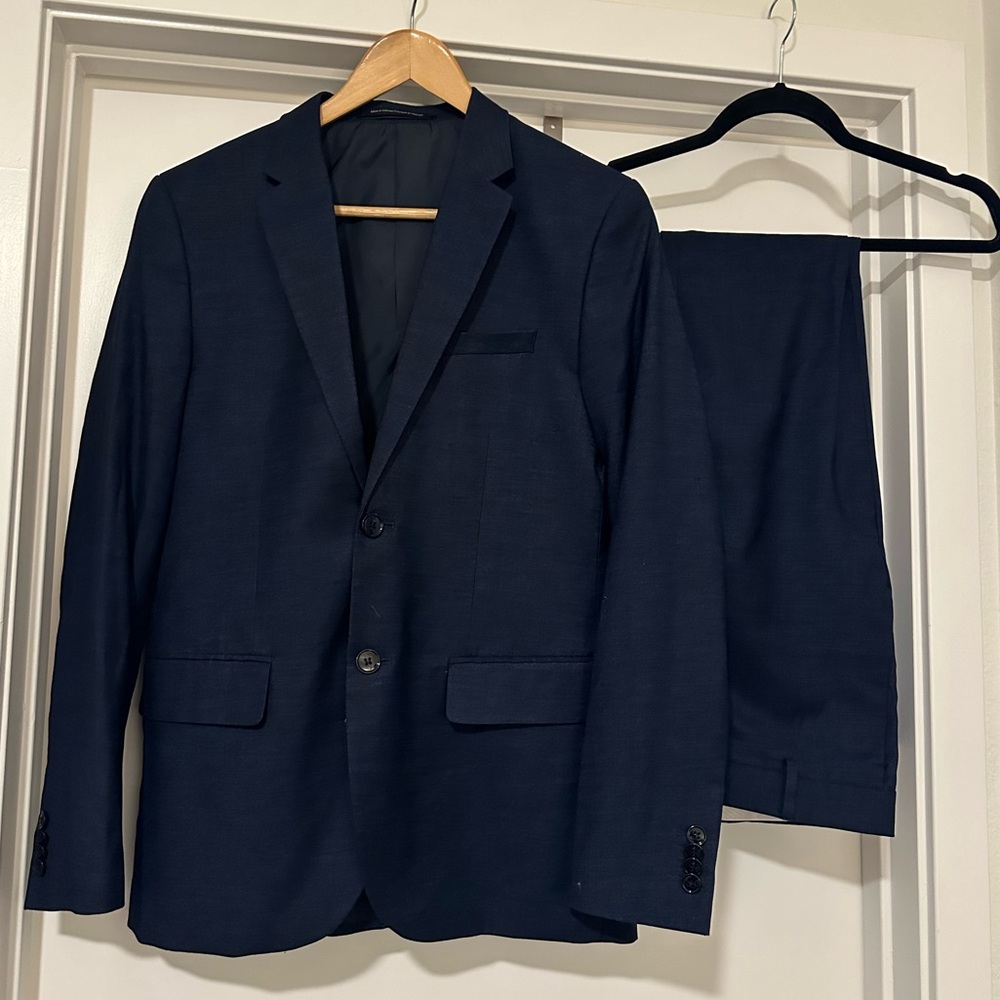 H&M navy blue suit